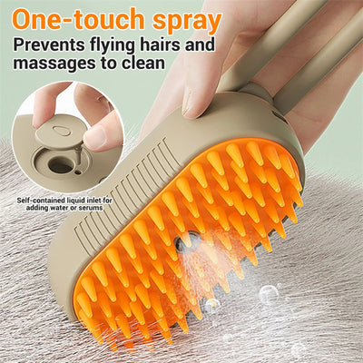 3 In 1 Electric Spray Cat Hair Brushe For Massage Pet Products