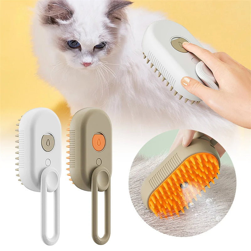 3 In 1 Electric Spray Cat Hair Brushe For Massage Pet Products