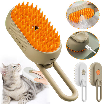 3 In 1 Electric Spray Cat Hair Brushe For Massage Pet Products