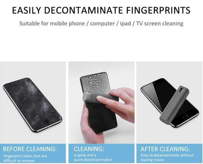 2 In 1 Phone Computer Screen Cleaner Kit For Dust Removal